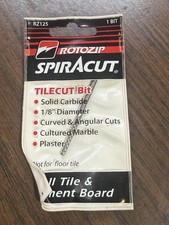 RotoZip SpirAcut Tilecut Bit    RZ125 G4C