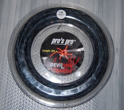 PRO'S PRO Devil Spin Co-polyester Tennis String Reel 660 F 200 M Gauge 1.26 mm