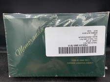 PACK of 12 - Memoranda Green Memo Book 3.5x4....