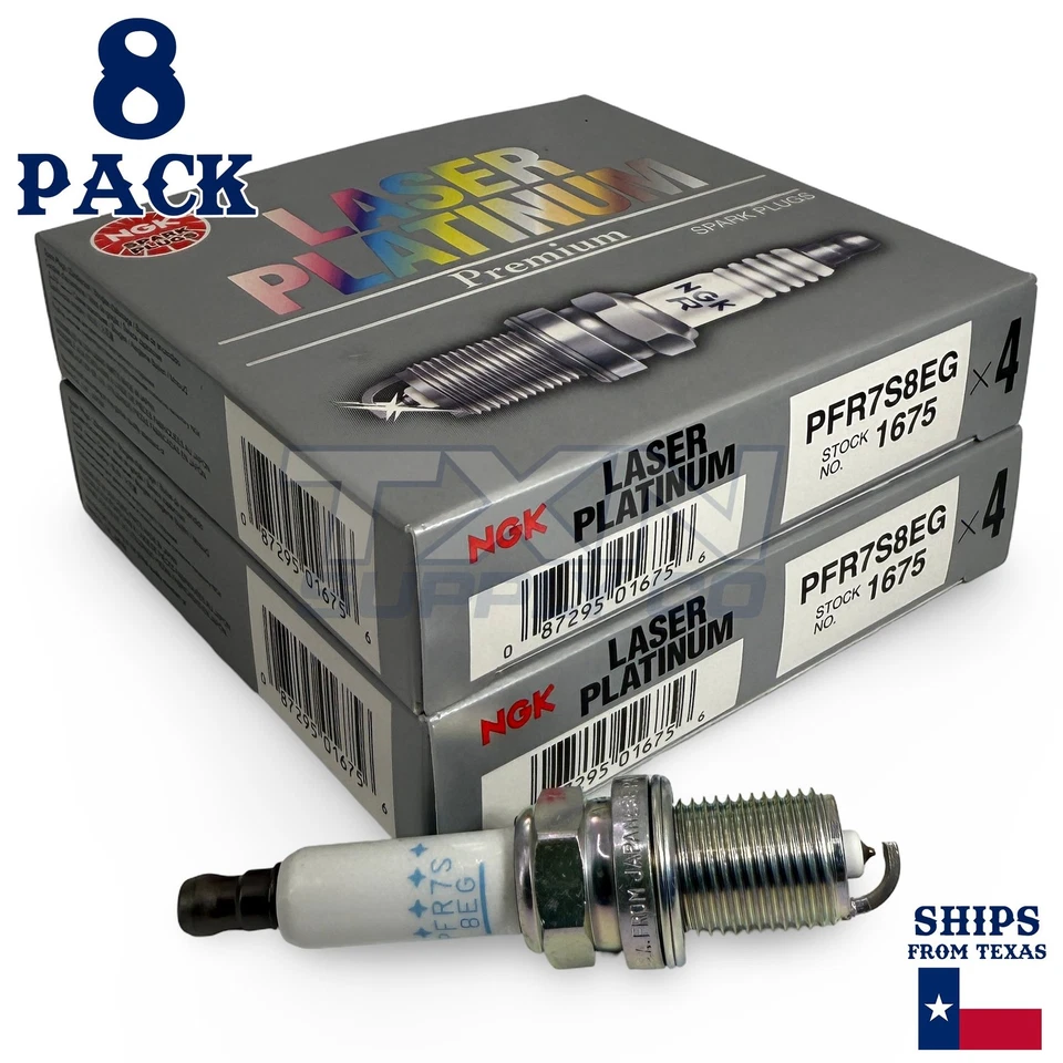 8 Pack Bujías NGK Laser Platinum 2011-2014 para Audi R8 V8 4.2L Foto 2 de 3