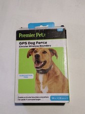 Premier Pet GIF00-18024 GPS Dog Fence Circular Wireless Boundary 20 lbs 6 Month