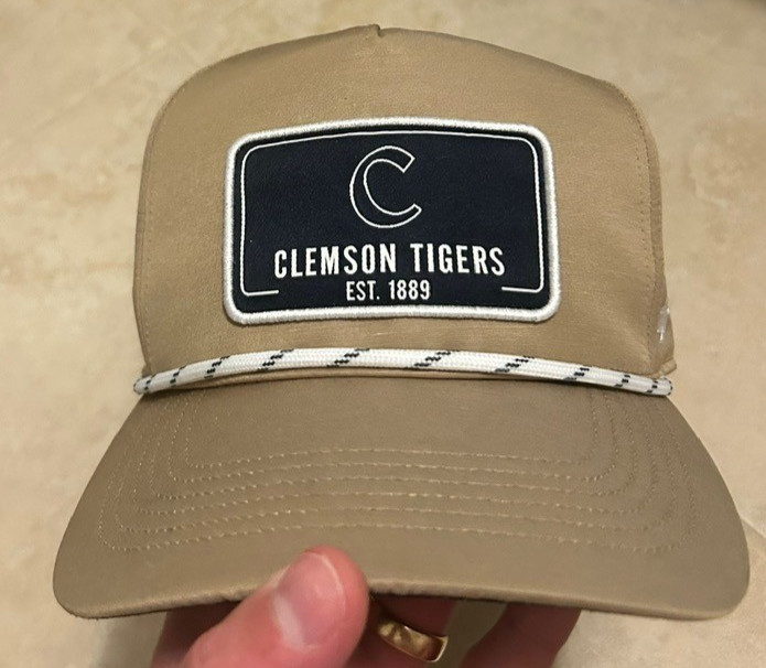 Men's '47 Khaki Clemson Tigers Sculpin Hitch Snapback Hat