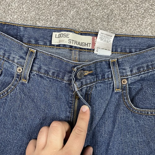 Jeans Levis 569 uomo 34x36 (vestibilità 34x35) larghi dritti da lavoro grunge Y2K vintage - Foto 6 di 10
