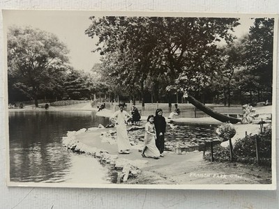 Franch Park Shanghai Vintage RPPC