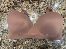 SOMA Smooth Beige 38DD Enbliss Wireless Bra Pure Comfort Major Support Nude