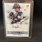 2022 Topps Series 1 - Baseball Stars Autographs Riley Adams #BSA-RA (AU, RC)