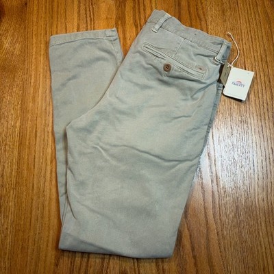 Faherty Coastline Premium Chino Pants Mens 30x30 Sage Green Tailored Fit Stretch