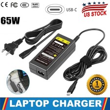 65W USB-C PD Type-C AC Adapter For Yoga Lenovo Laptop Charger Power Supply Cord