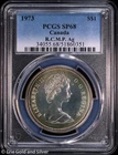 1973 $1 Canada Royal Canadian Mounted Police Silver Dollar PCGS SP 68 | Toned