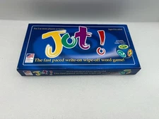 Jot! The Fast Paced Write On Wipe Off Word Game 2005 Ages 8+ NEW Open Box!
