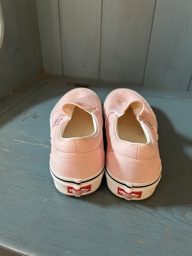 Vans Off-the-Wall Baby Pink Slip On Sneakers | Women’s Size 9.5 - Picture 3 of 8
