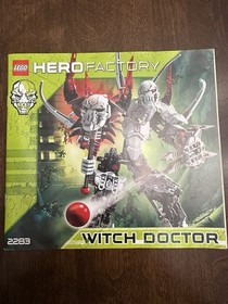 LEGO HERO FACTORY WITCH DOCTOR 2283 NEW PARTS SEALED OPENED BOX