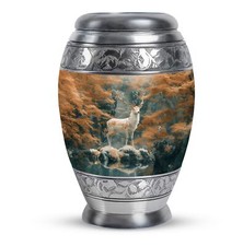Deer Cremation Memorial, Urns For Human Ashes Adult Large, 10 Inch