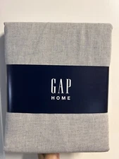 GAP HOME ORGANIC COTTON WINDOW CURTAIN 48” X 84” Chambray Blue