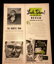 Life Magazine Ad REVCO FOOD FREEZERS 1953 Ad