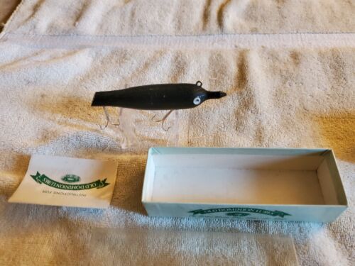 Vintage Old Dominion Lure 3" Sneaky Bird 2 Black & White Unusual - Bild 3 von 8