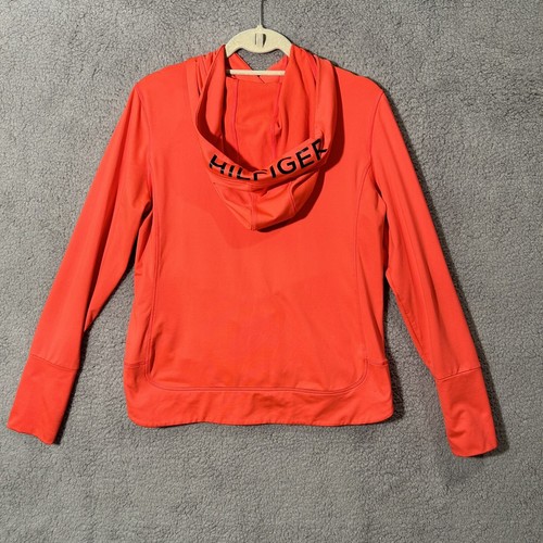 Tommy Hilfiger Sport Activewear Hoodie Women's Size Medium Pink Pullover - Picture 7 of 10