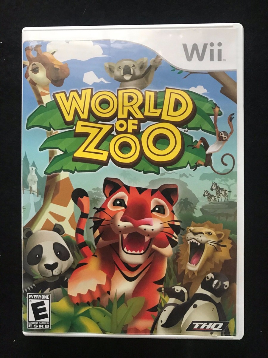 World of Zoo (Nintendo Wii Wii U) GAME COMPLETE w/MANUAL 90