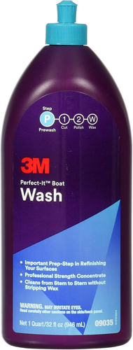 Boat Wash, 09035, 1 Quart, Professional Strength Concentrated Formula, Gentle Cl