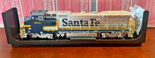 Atlas HO Scale Santa Fe Blue Bonnet Dash 8-40BW #503 DCC & Sound