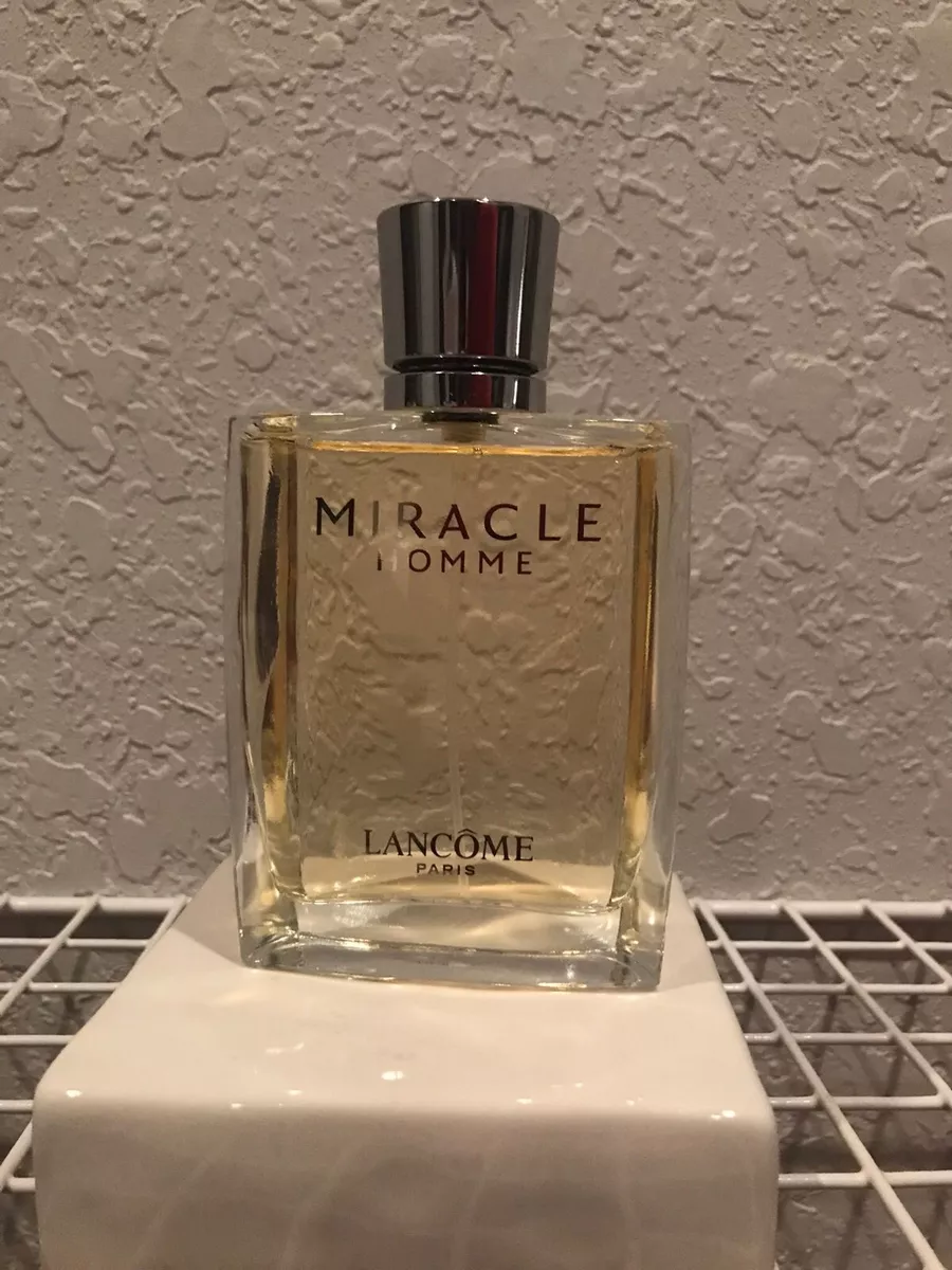Miracle Homme by Lancome 3.4oz 100ml Eau de Toilette Men Cologne Spray