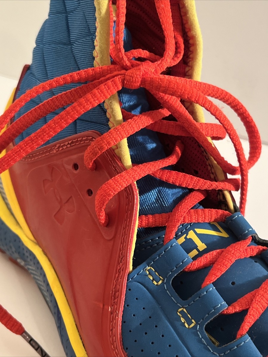 Under Armour Cam Newton Shoes Highlight Superman Trainer YoungSz