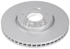 Front Set 2x Brake Discs A.B.S. 17676 for Kia/Hyundai Optima/Carens/Sportage/K5/