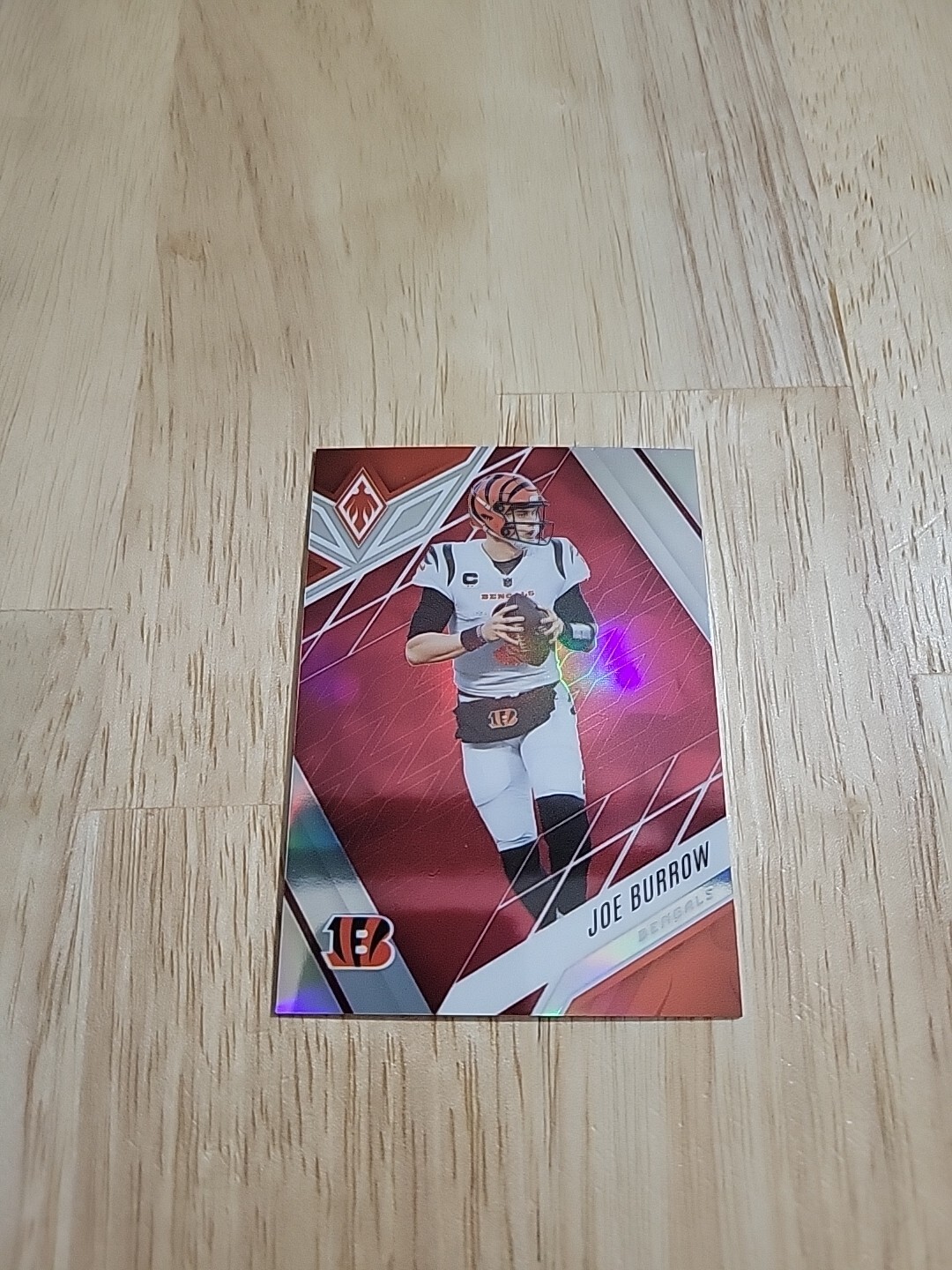 2022 Phoenix JOE BURROW Red Prizm /250 #18 Cincinnati Bengals SP
