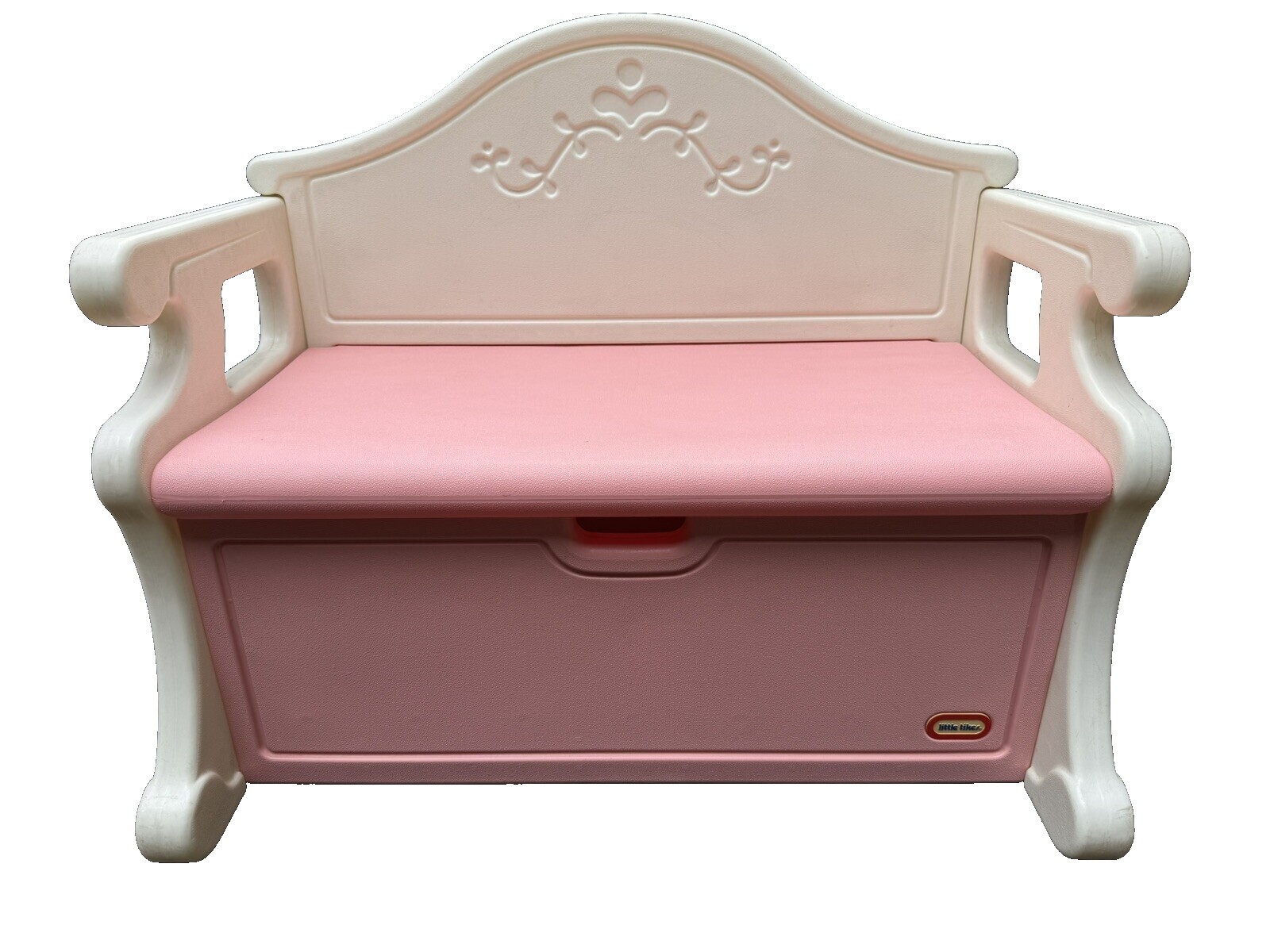 Little Tikes Pink Bench Toy Box Vintage Pink White Little Tikes