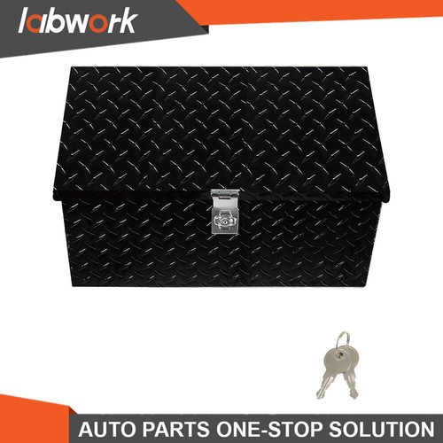 Labwork 20'' Aluminum Truck Bed Tool Box Square Trailer Toolbox w/ Handle&Lock - Picture 5 of 7