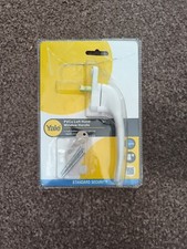 Yale White Aluminium Left-handed Window handle (L)167mm