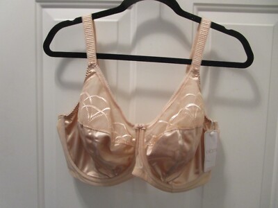 ELOMI CATE FULL CUP BANDED UNDERWIRE BRA IN LATTE SIZE 36H (US) NEW