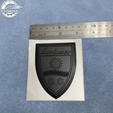 1x Matte Black Lorinser Letter Trunk Rear Fender Badge Emblem Decal Sticker