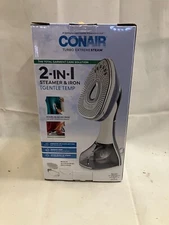 Conair Turbo Extremesteam 2 in 1 Steamer and Iron with Gentle Temp Accessories