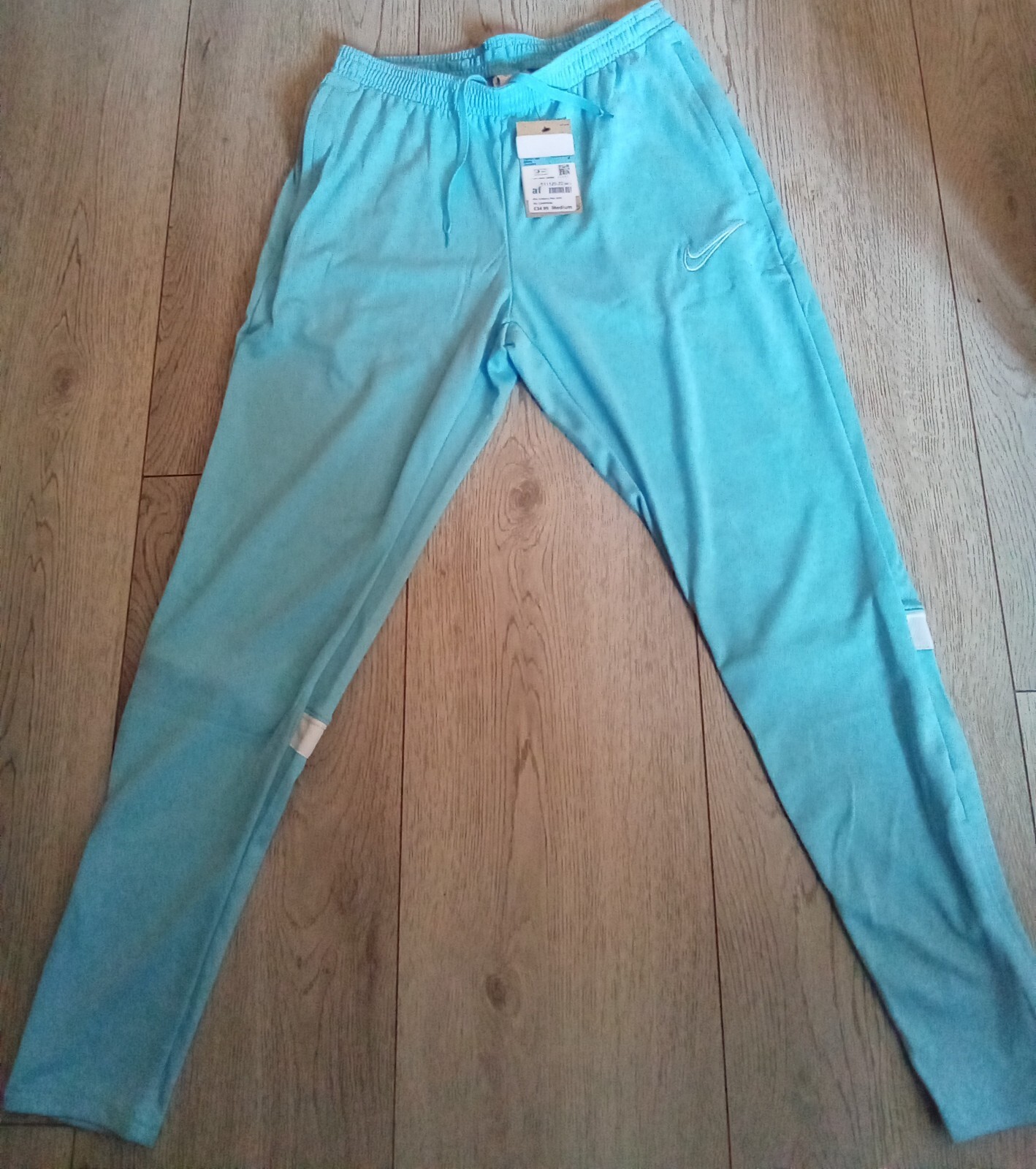 Men’s Baby Blue Nike Dri Fit Academy Joggers Tracksuit Bottoms (M) eBay