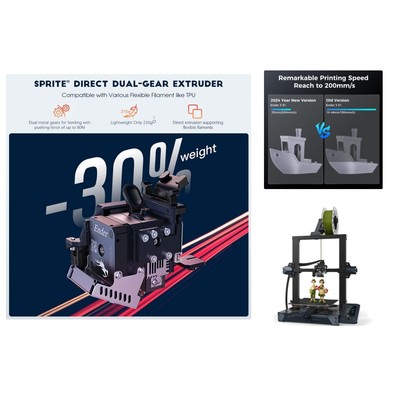 3D Printing Reimagined: Creality Ender 3 S1 with Fast Speed & Filament Sensor
