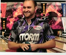 Nicholas Pate PBA Bowler Bowling Signed Autographed Glossy 8 x 10 Photo