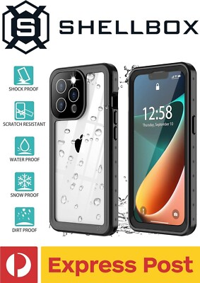 iPhone 13 PRO 6.1'' WaterProof ShockProof 360° Full Body Protection Case SHELLBOX