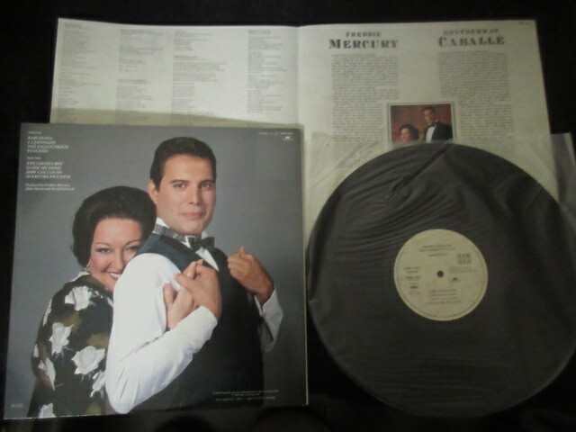 Freddie Mercury Montserrat Caballe Barcelona Japan Promo Vinyl LP