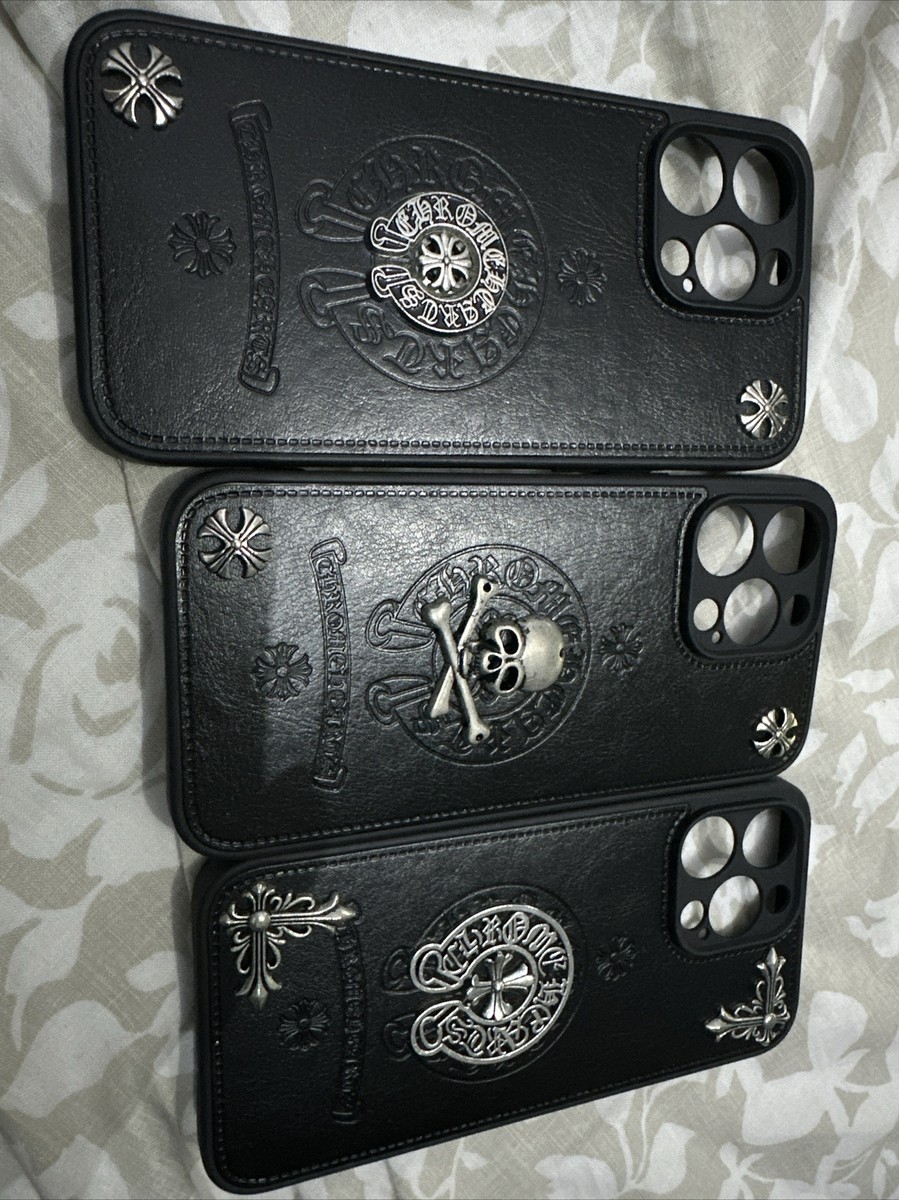 Chrome Hearts iPhone 14 Pro Max Cases Bundle Lot