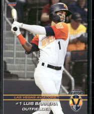Luis Barrera 2021 Las Vegas Aviators Team Set 