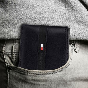 Billetera Tommy Hilfiger Men Para Hombre Cartera Cuero Passcase Accesorios NUEVO