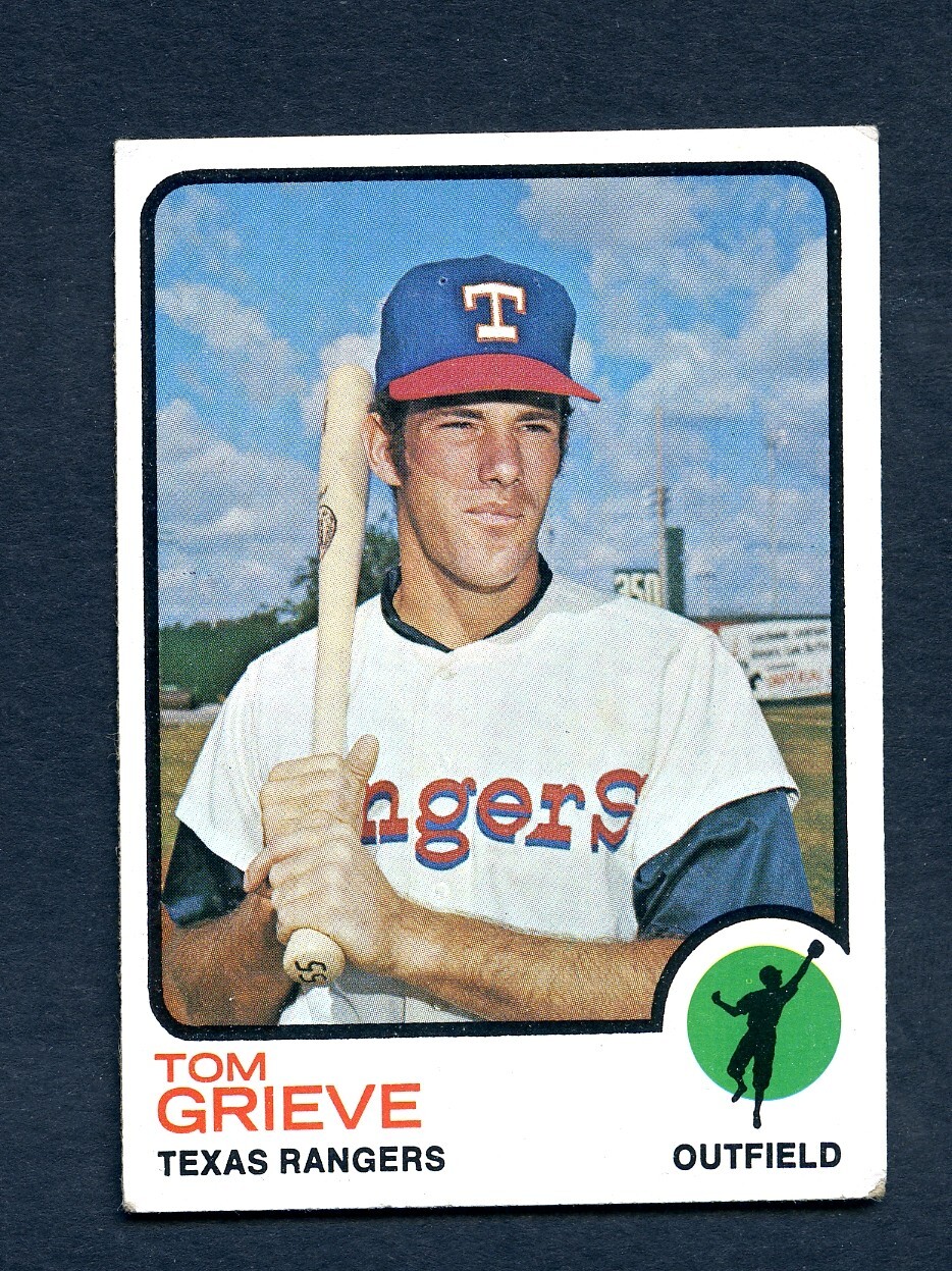 1973 Topps Baseball Card #579 Tom Grieve Rangers VG-EX