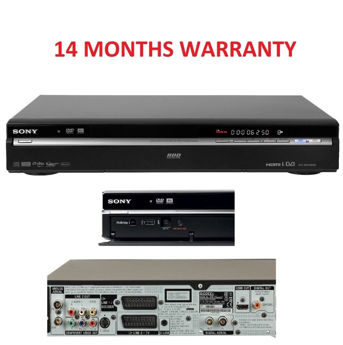 Sony RDR-HXD870 DVD Recorder for sale online | eBay UK