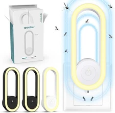 Mosquito Zapper, Electric Bug Zapper Portable Fly Zapper ULTRASONIC NIGHT LIGHT