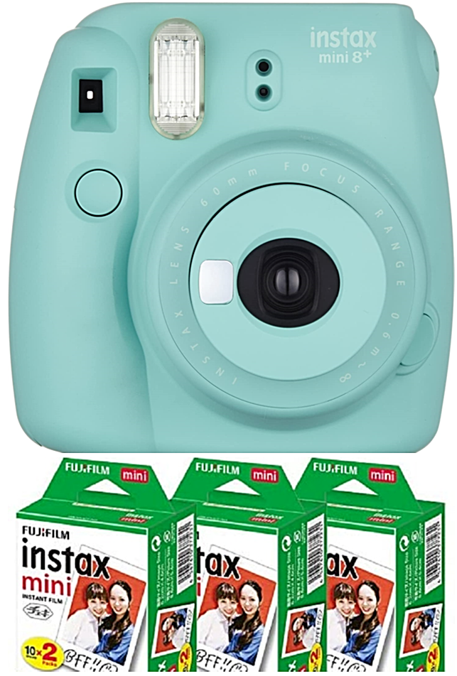 Bedrijf Afrekenen diameter Fujifilm Instant Camera Instax mini 8 Menta Accessories & ColorFilm 3boxes  set 4547410313703 | eBay