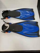 U.S. Divers Fins Flippers Size S/M Men Size 4.5- 8.5 Blue and black -