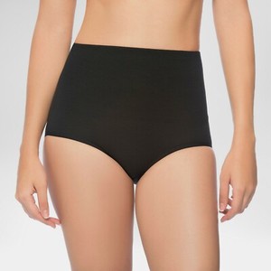 Women's High-Waisted Shaper Briefs Black Plus Size 3X Women's High-Waisted Shaper Briefs Black Plus Size 3X