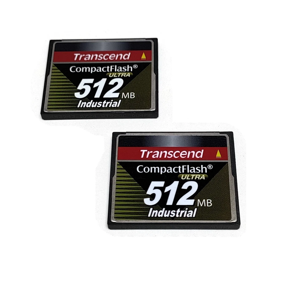 Lot of 2 Transcend Compact Flash Ultra 512mb Industrial - Image 4 of 4