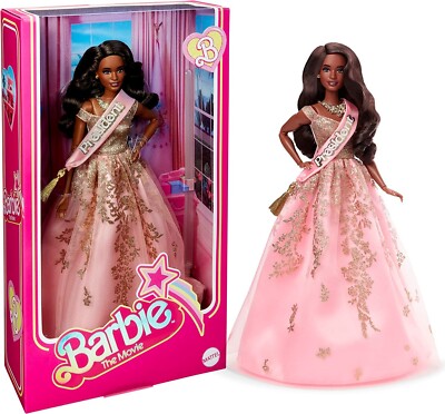 barbie pink and gold dress Barbie Fashions Complete Look Gold Gown with Pink Tulle Set – Square Imports main image 1